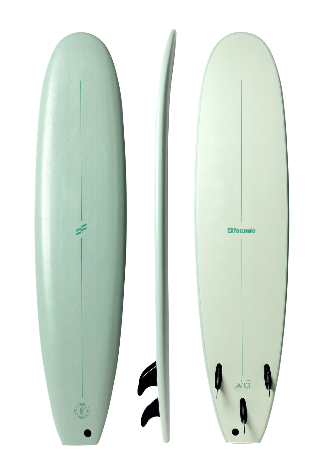 Foamie 8 foot soft surfboard sage