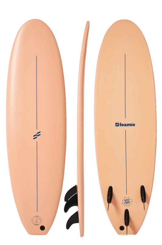 Foamie 6 foot soft surfboard coral