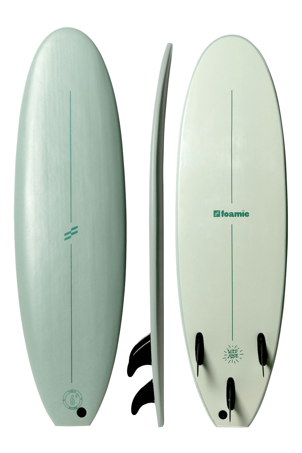 Foamie 6 foot soft surfboard sage